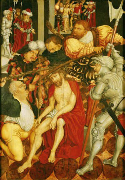 La Burla de Cristo de Lucas Cranach the Elder